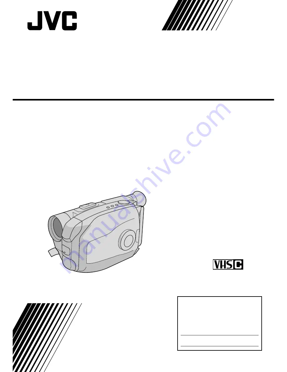 JVC GR-AX830 Instructions Manual Download Page 1