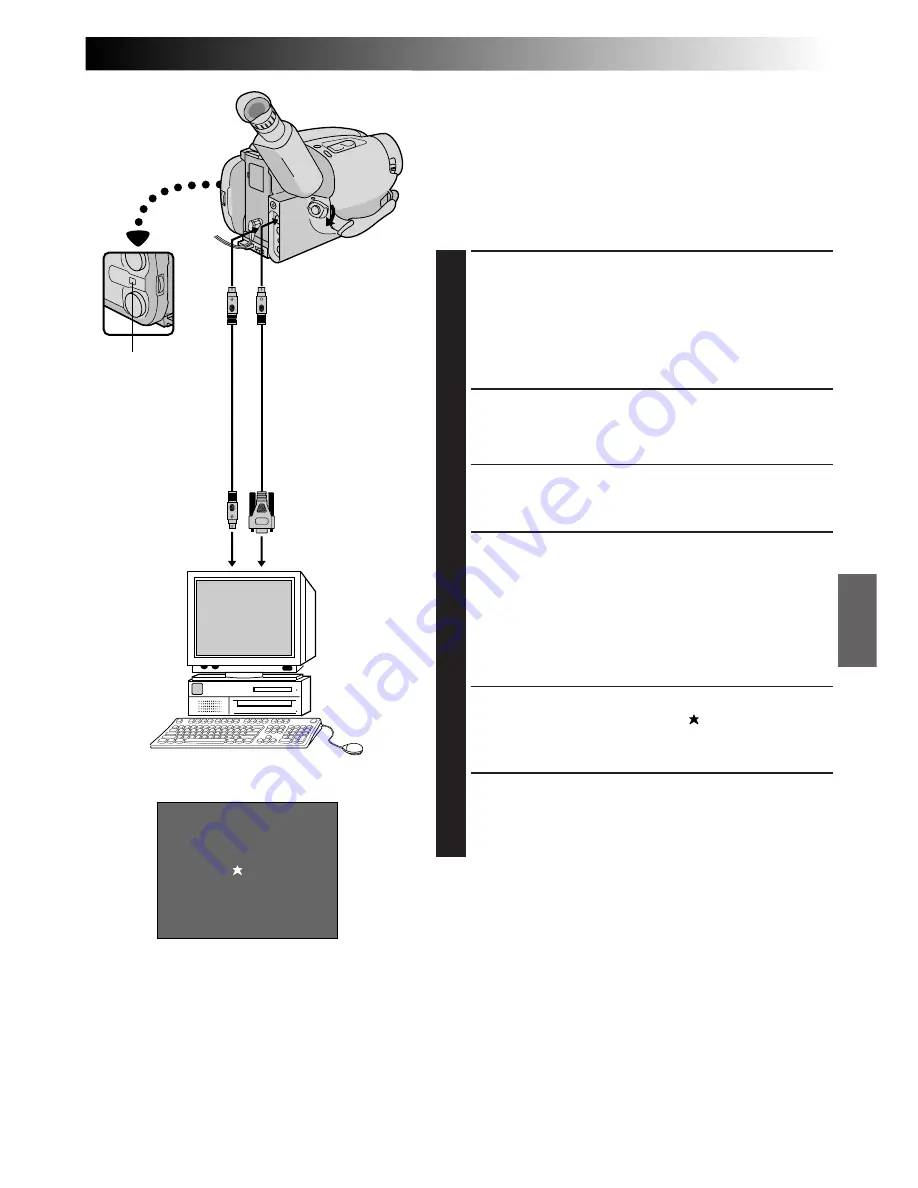 JVC GR-AXM500 Instructions Manual Download Page 63