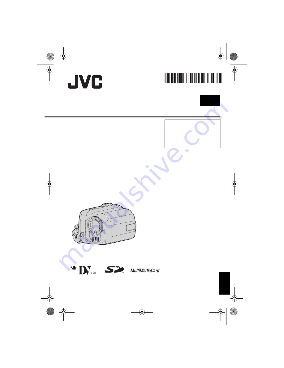 JVC GR-D820EK Скачать руководство пользователя страница 1