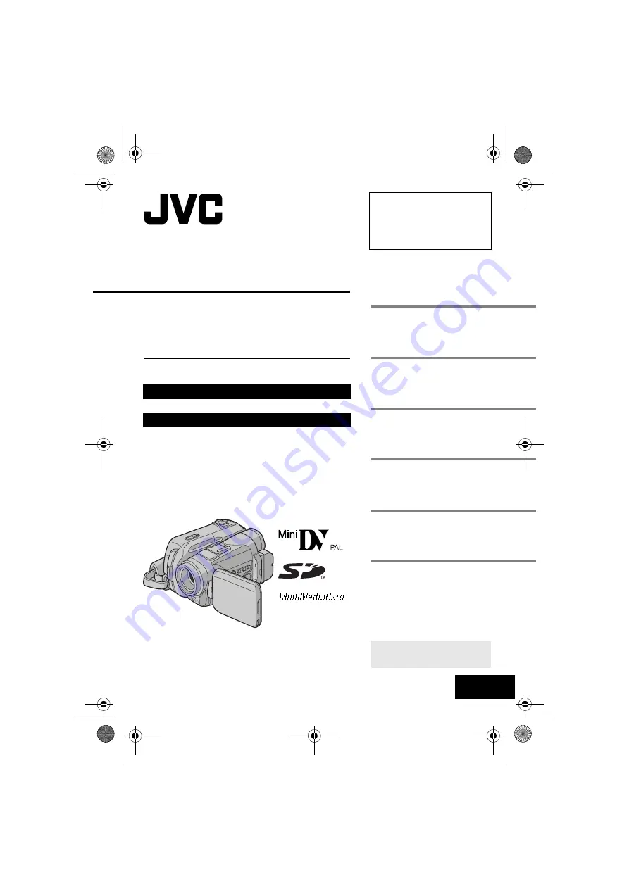 JVC GR-DF565 Скачать руководство пользователя страница 1