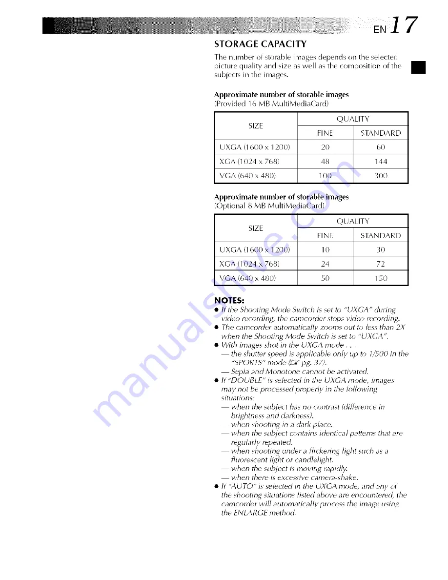 JVC GR-DV2000 Instructions Manual Download Page 17