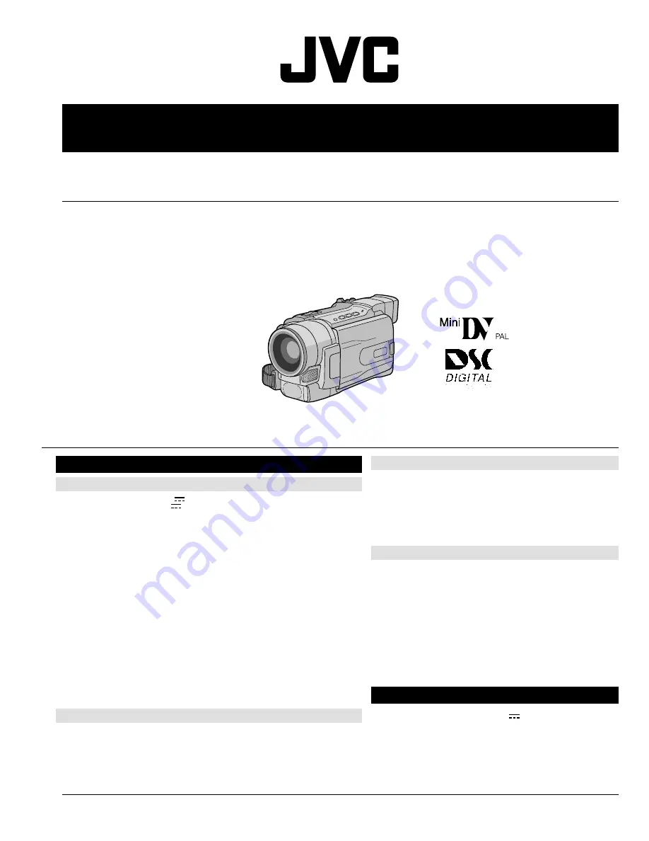 JVC GR-DVL320A Service Manual Download Page 12