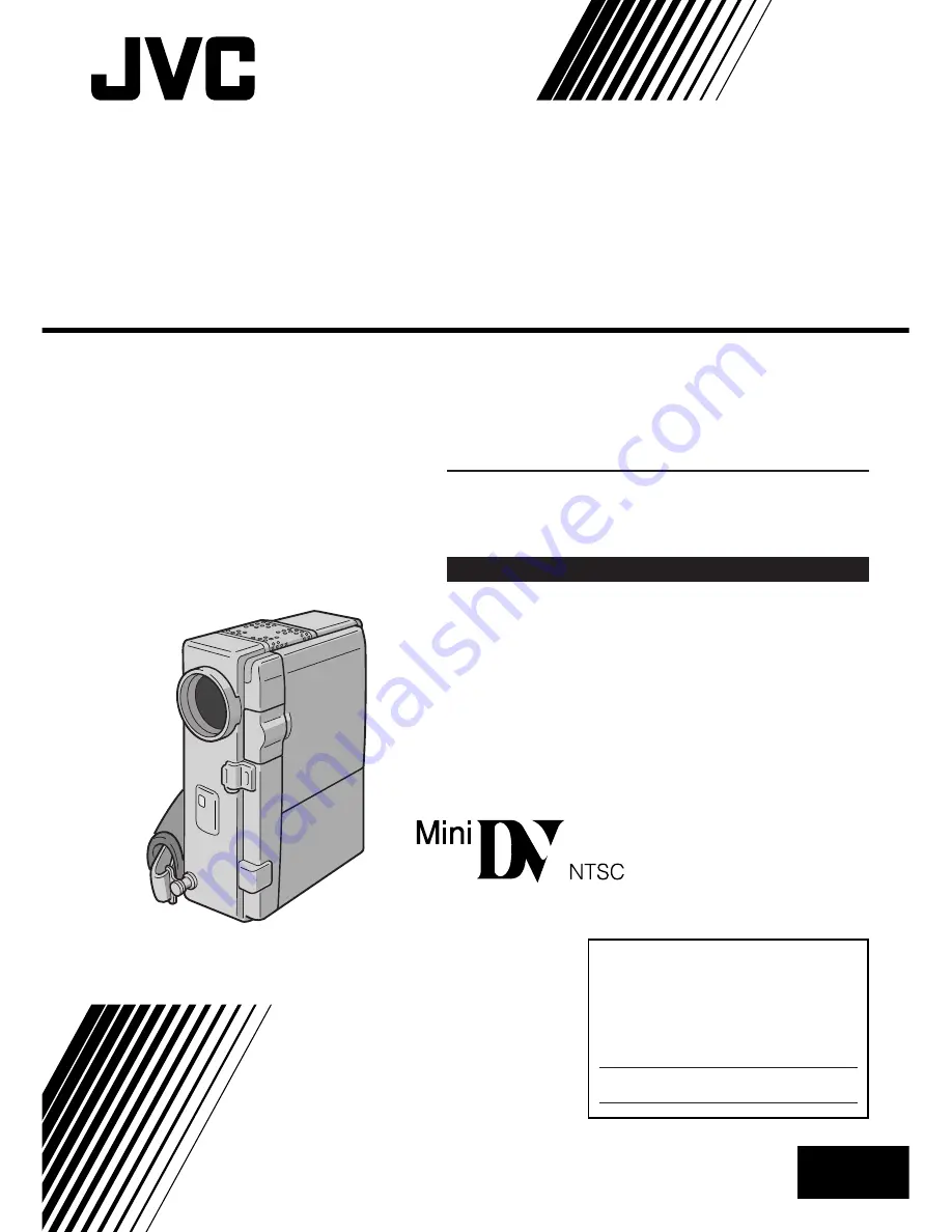 JVC GR-DVM50 Instructions Manual Download Page 1