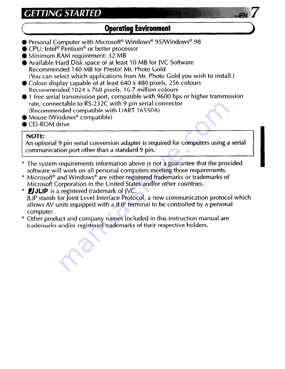 JVC GR-DVM55 Instructions Manual Download Page 107