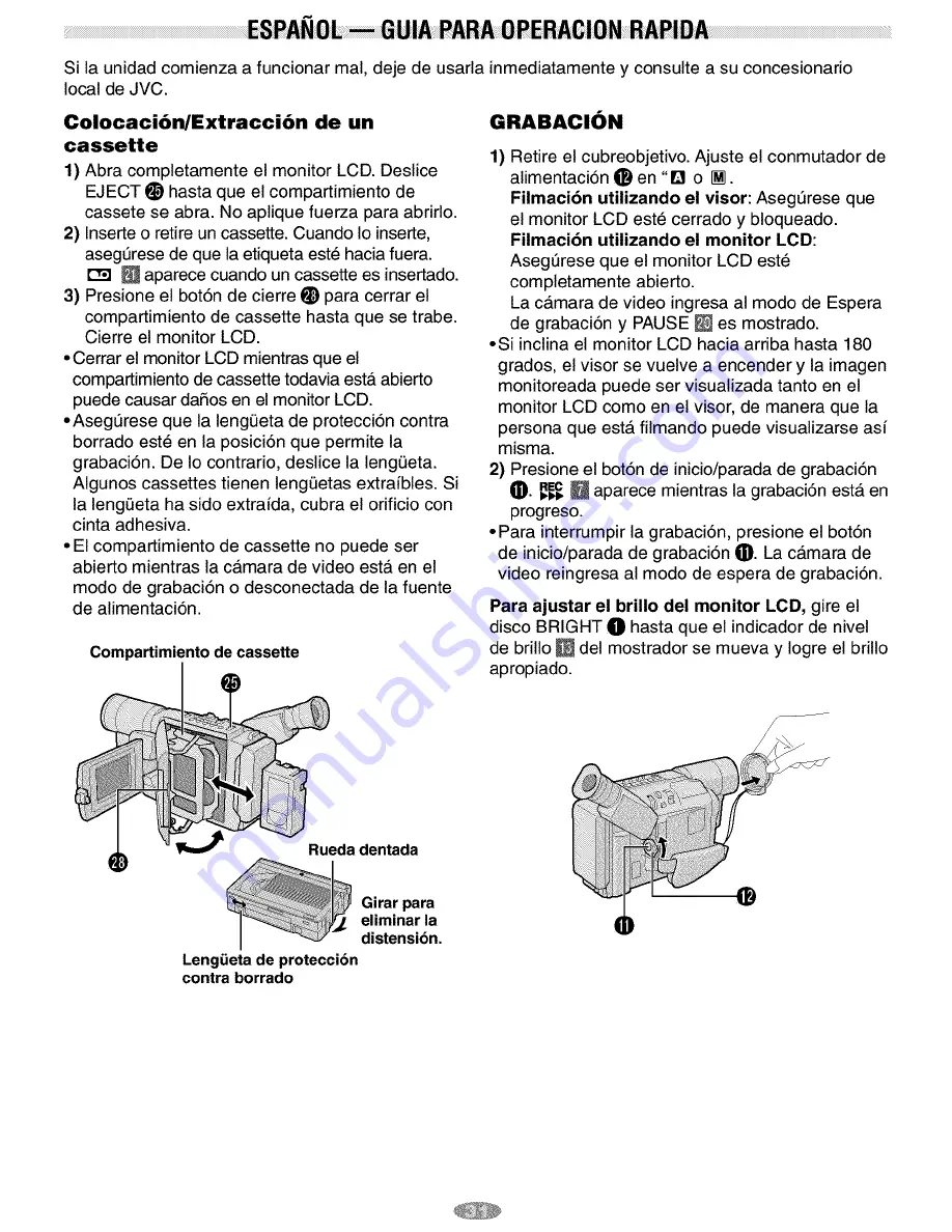 JVC GR-SXM745 Instructions Manual Download Page 31