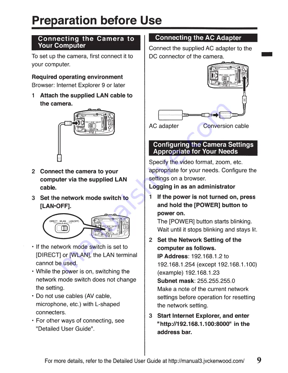 JVC GV-LS2 User Manual Download Page 69