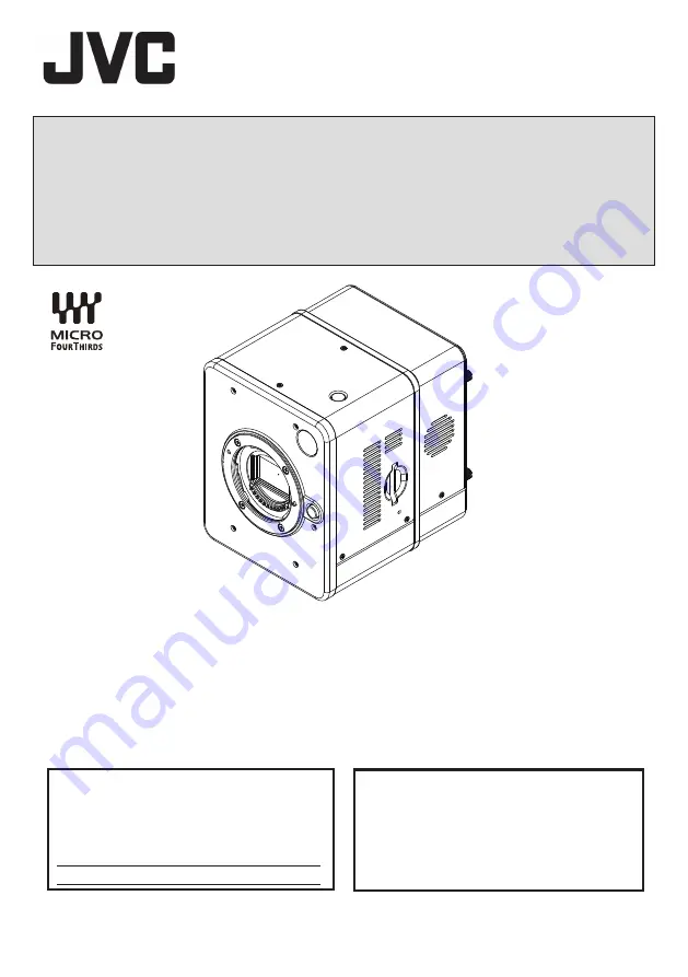 JVC GW-MD100 Instructions Manual Download Page 1