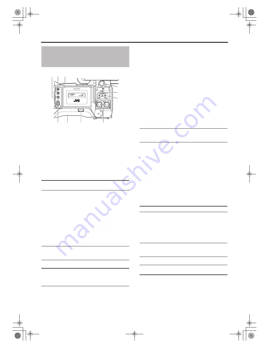 JVC GY-HD250U - 3-ccd Prohd Camcorder Instructions Manual Download Page 20