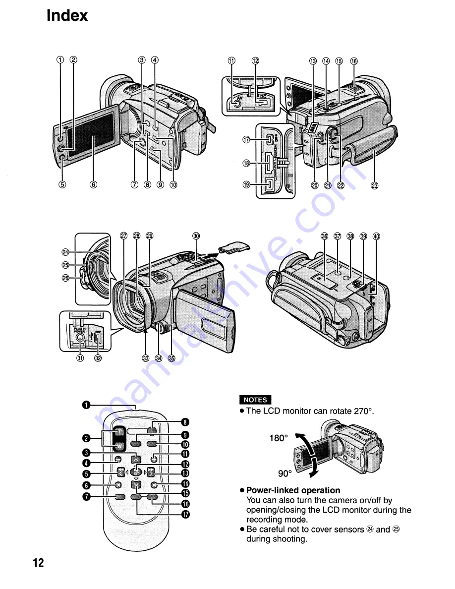 JVC GZ-HD3U Скачать руководство пользователя страница 12