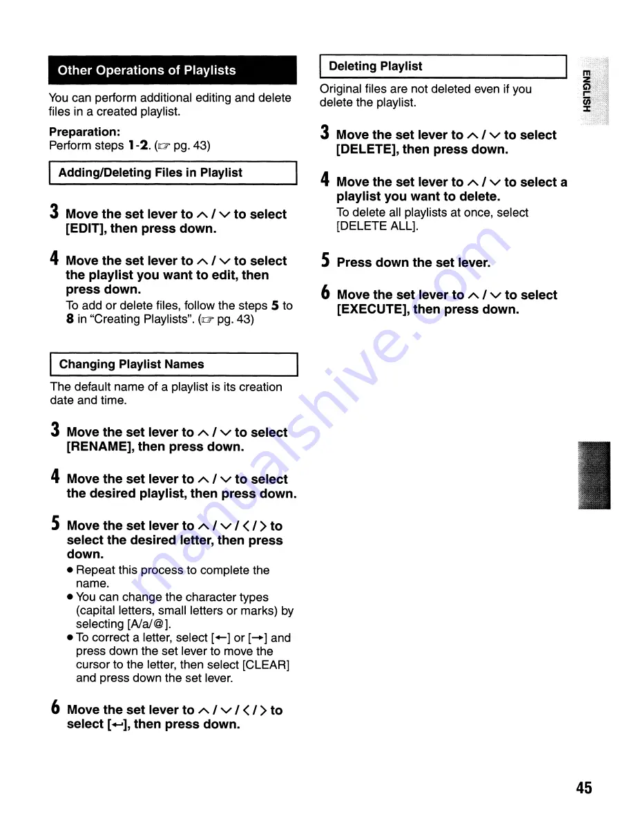 JVC GZ-HD3U Instructions Manual Download Page 45