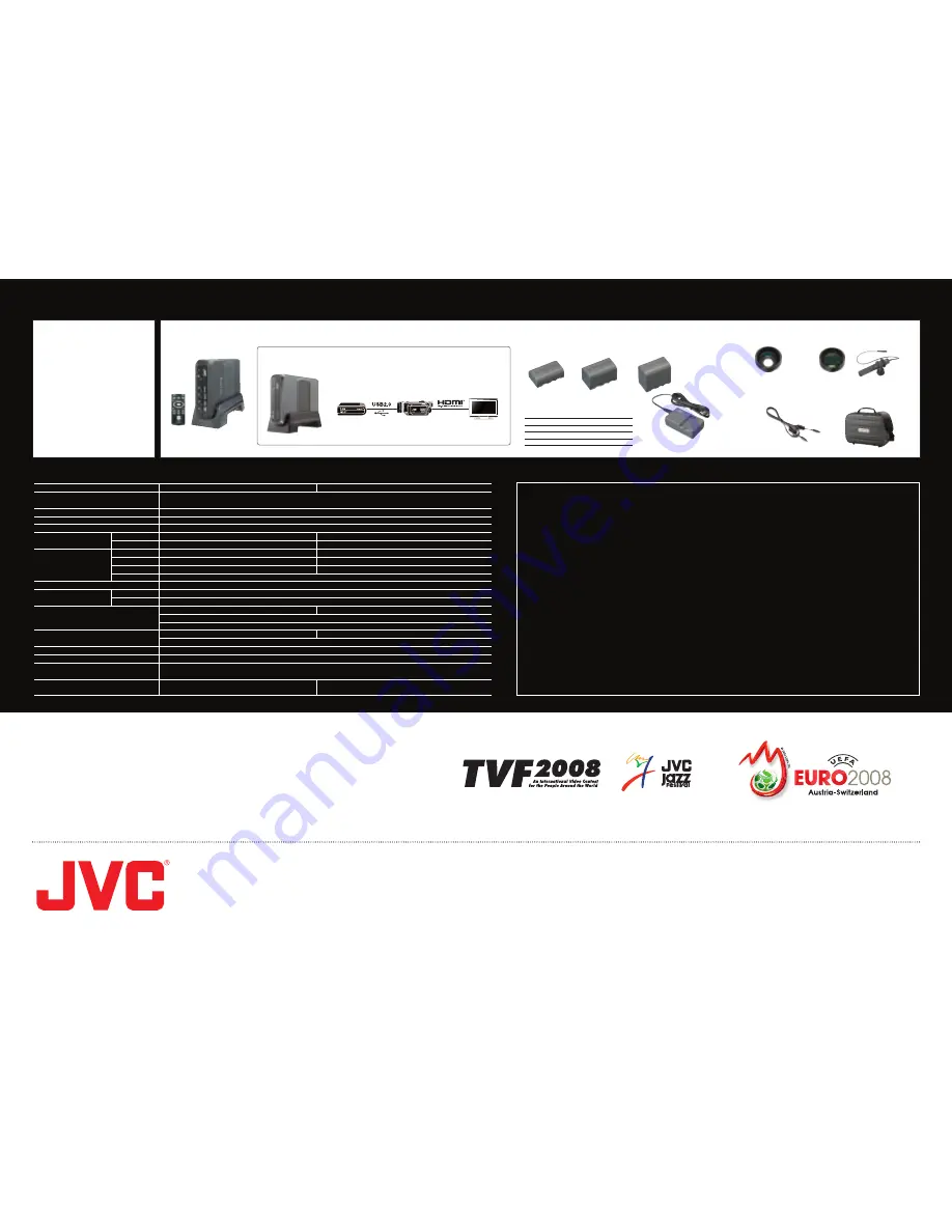 JVC GZ HD5 - Everio Camcorder - 1080i Brochure & Specs Download Page 12