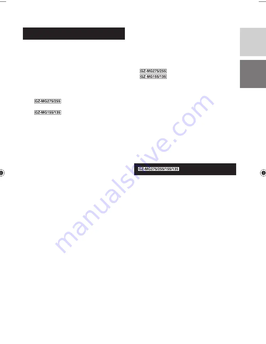 JVC GZ-MG130E Instruction Manual Download Page 9