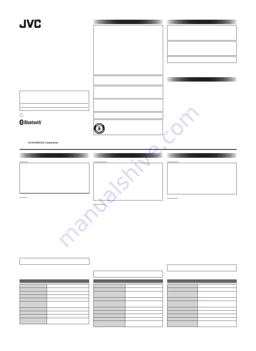 JVC HA-EN10BT Instructions Download Page 1