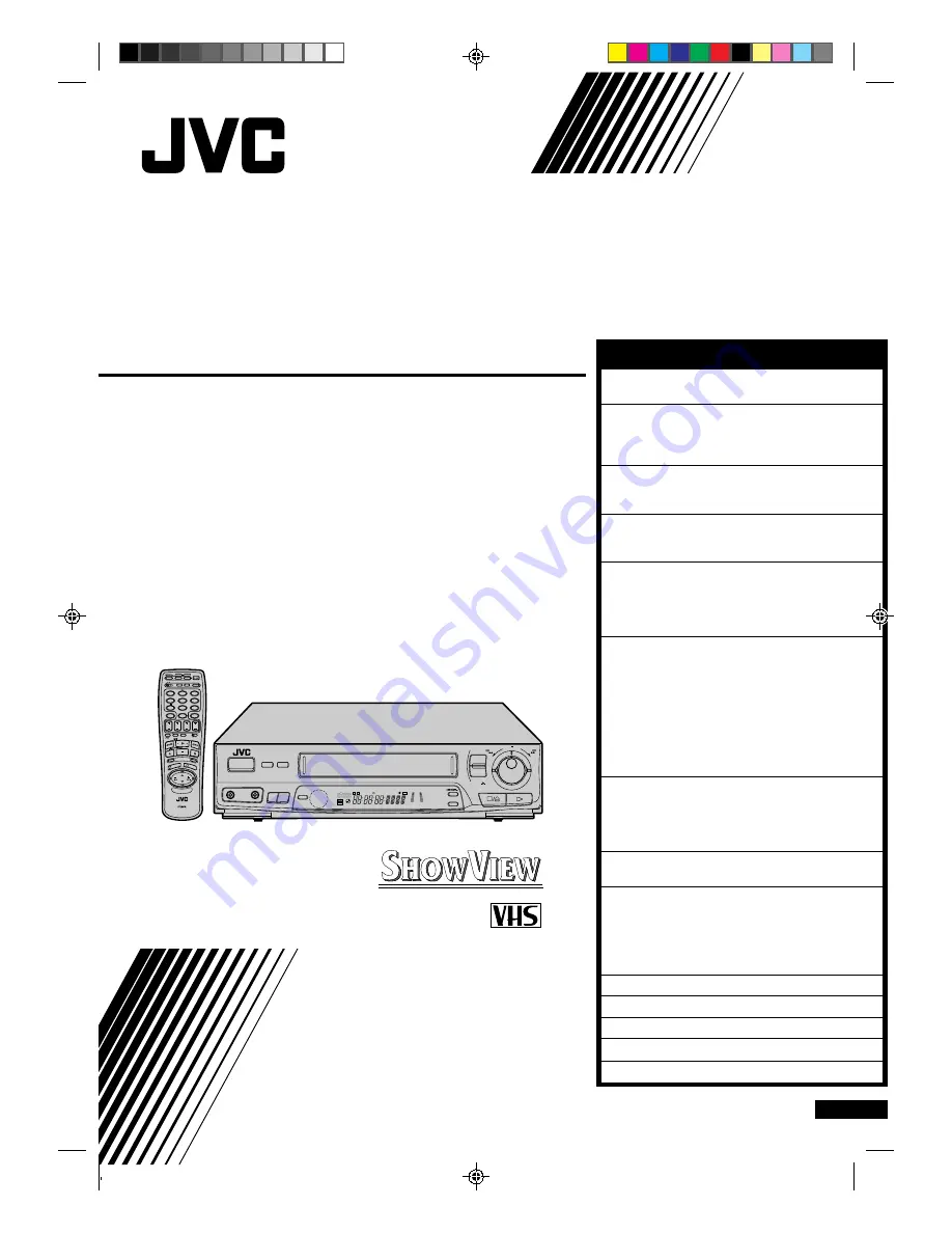 JVC HR-J238E Instructions Manual Download Page 1