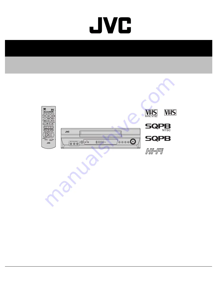 JVC HR-J4020UA Service Manual Download Page 1