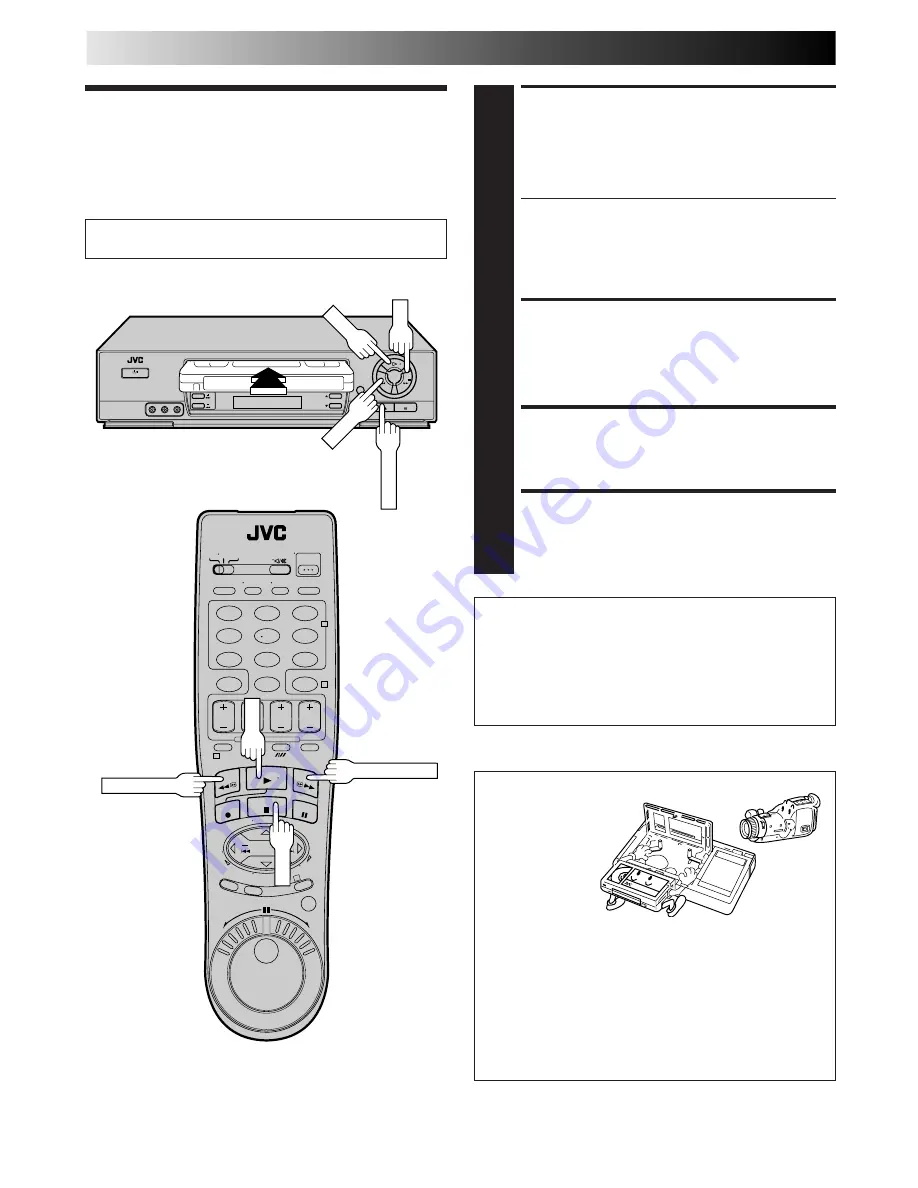 JVC HR-J7005UM Instructions Manual Download Page 12