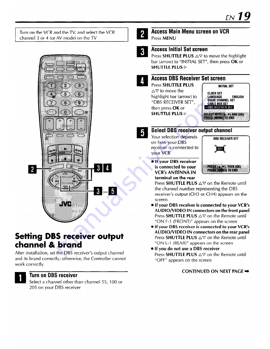 JVC HR-S391OU Instructions Manual Download Page 19