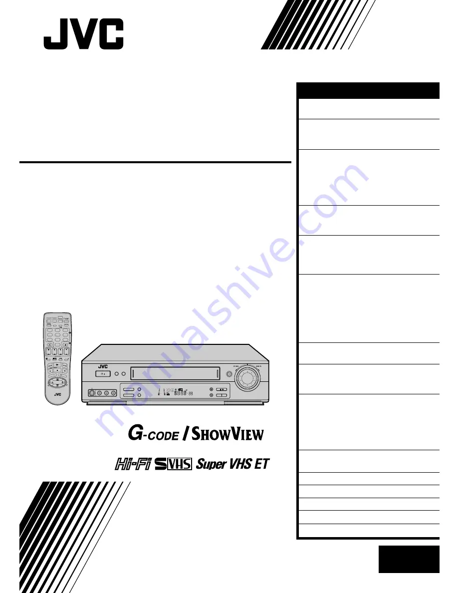 JVC HR-S5700AM Instructions Manual Download Page 1