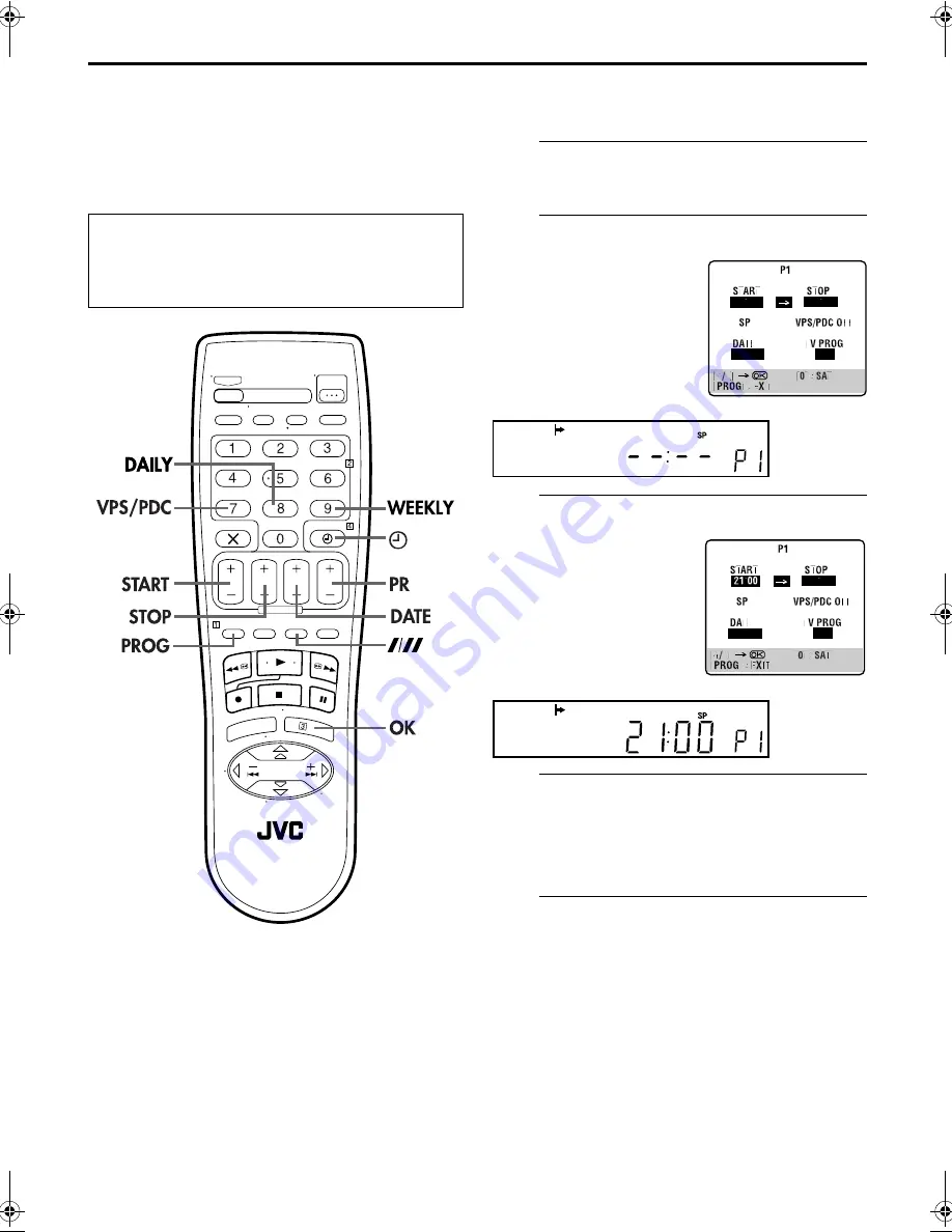 JVC HR-S7700EU Instructions Manual Download Page 30