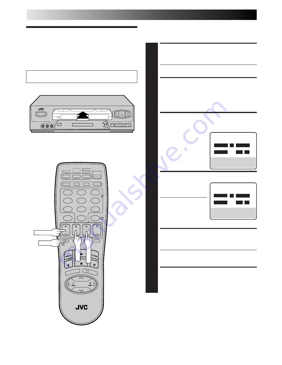 JVC HR-VP453U Instructions Manual Download Page 34