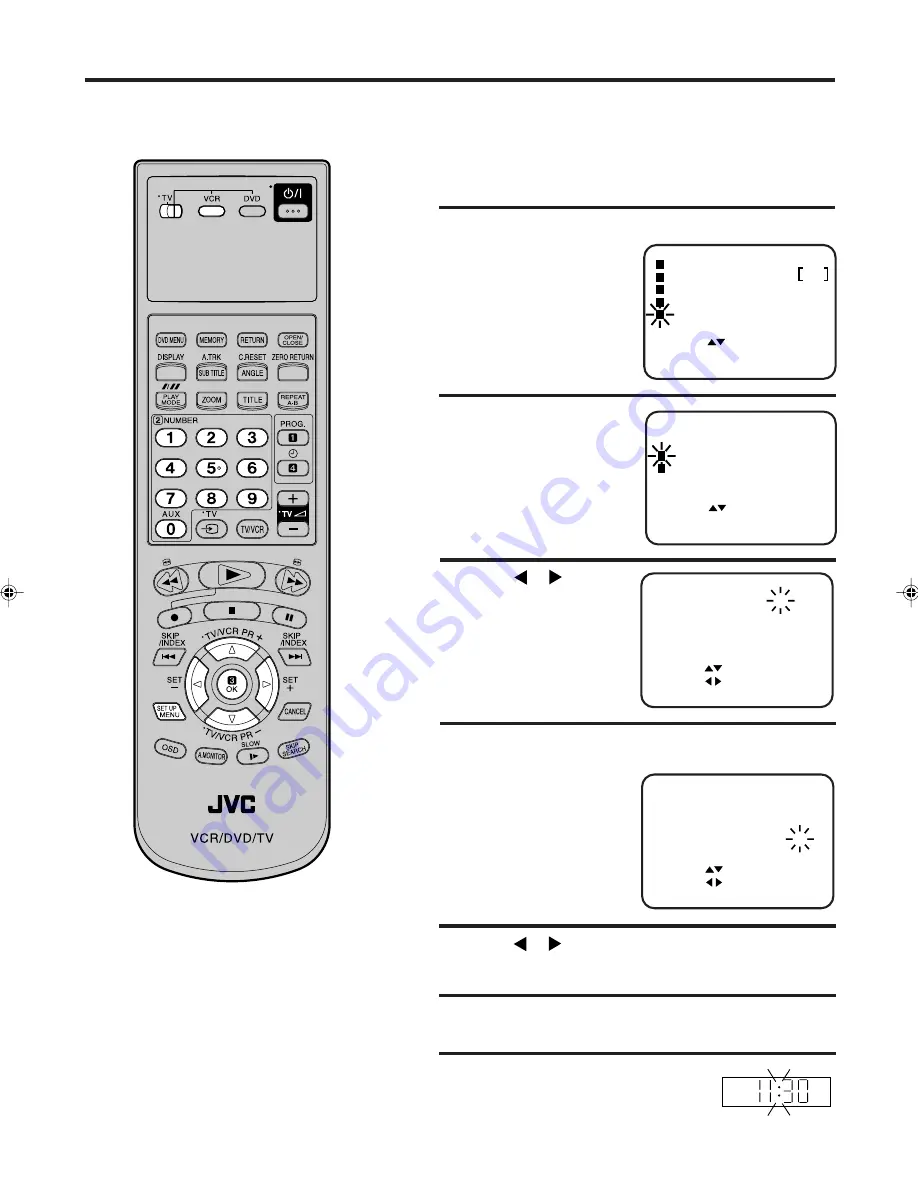 JVC HR-XV1EK Скачать руководство пользователя страница 15