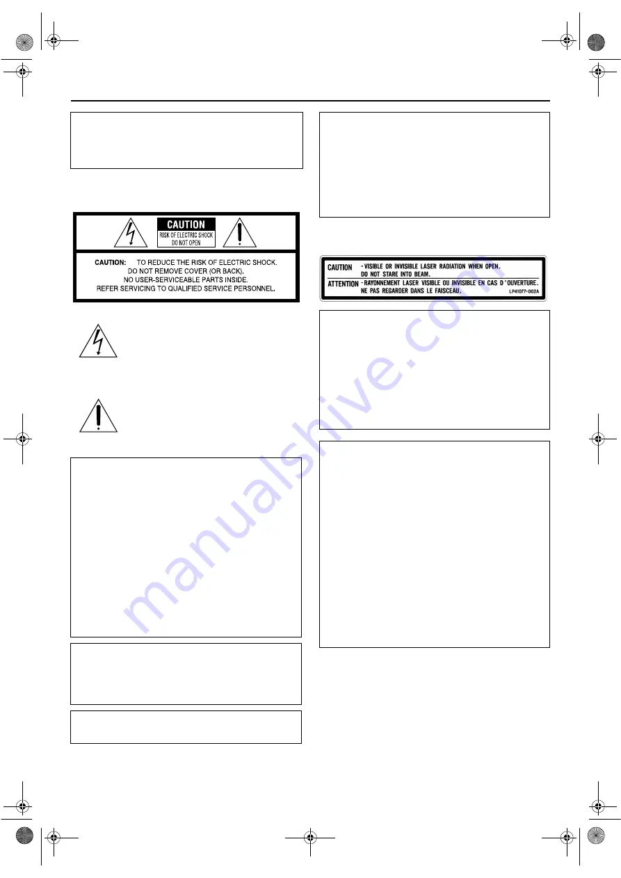 JVC HR-XV30CU Instructions Manual Download Page 2