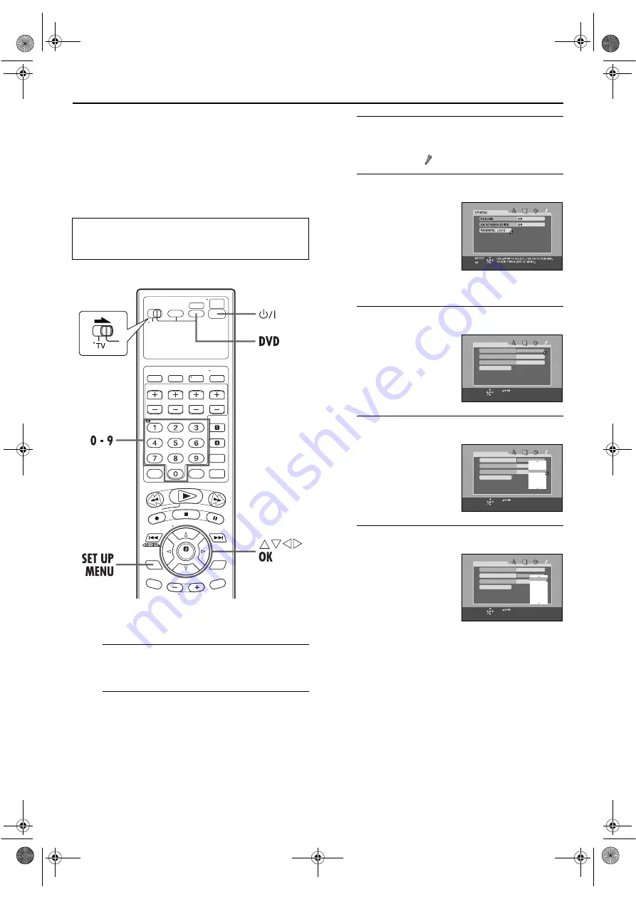 JVC HR-XV30CU Instructions Manual Download Page 58