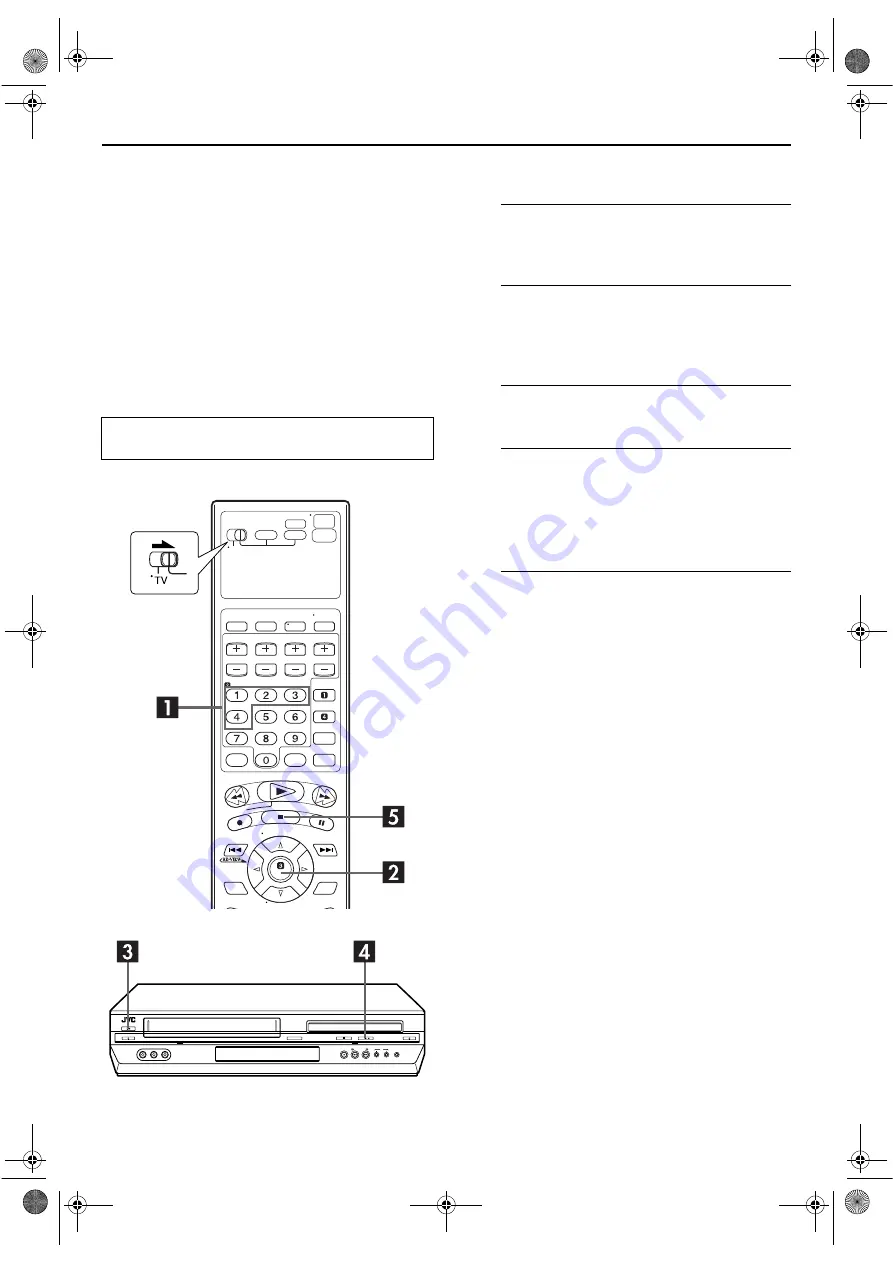 JVC HR-XV30CU Instructions Manual Download Page 72