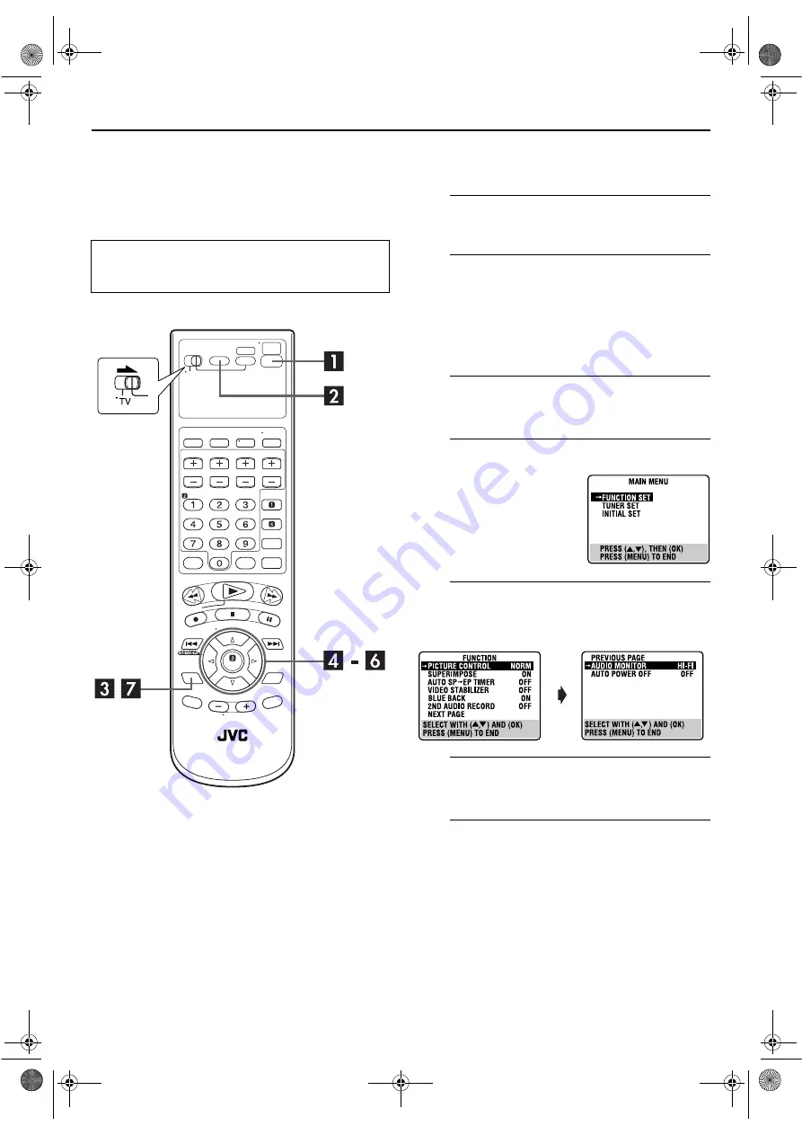 JVC HR-XV30CU Instructions Manual Download Page 75