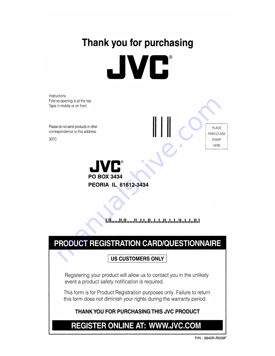 JVC HR-XVC18BUS Instruction Manual Download Page 42