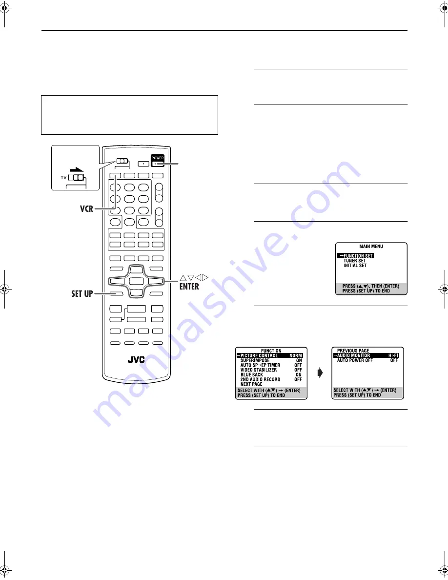 JVC HR-XVC24S Instruction Manual Download Page 58