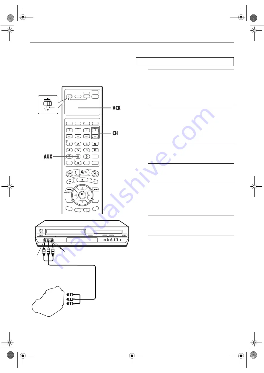 JVC HR-XVC30US Скачать руководство пользователя страница 102