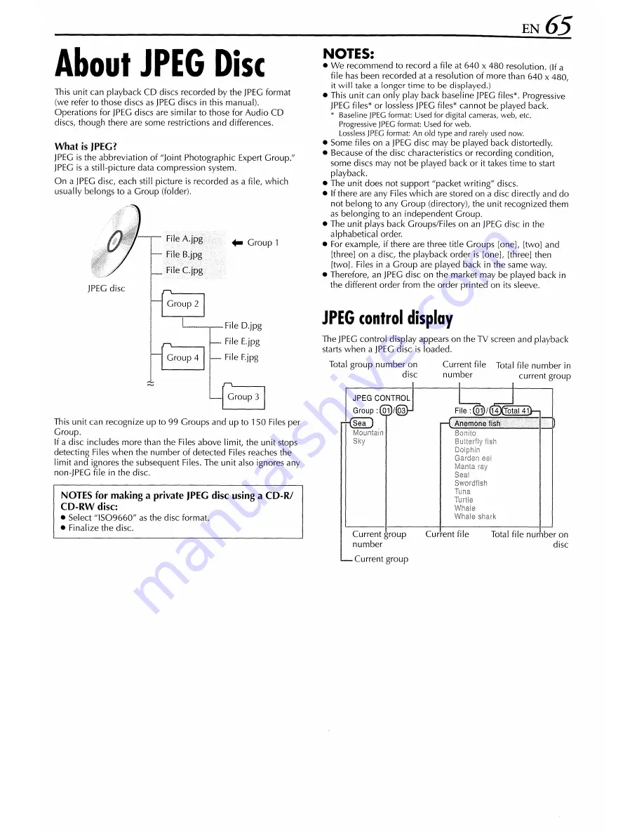 JVC HR-XVS44 Instructions Manual Download Page 65