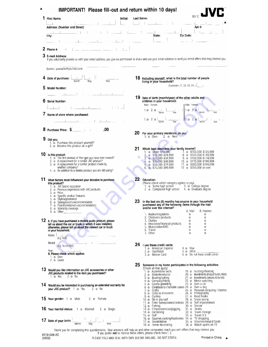 JVC HR-XVS44 Instructions Manual Download Page 98