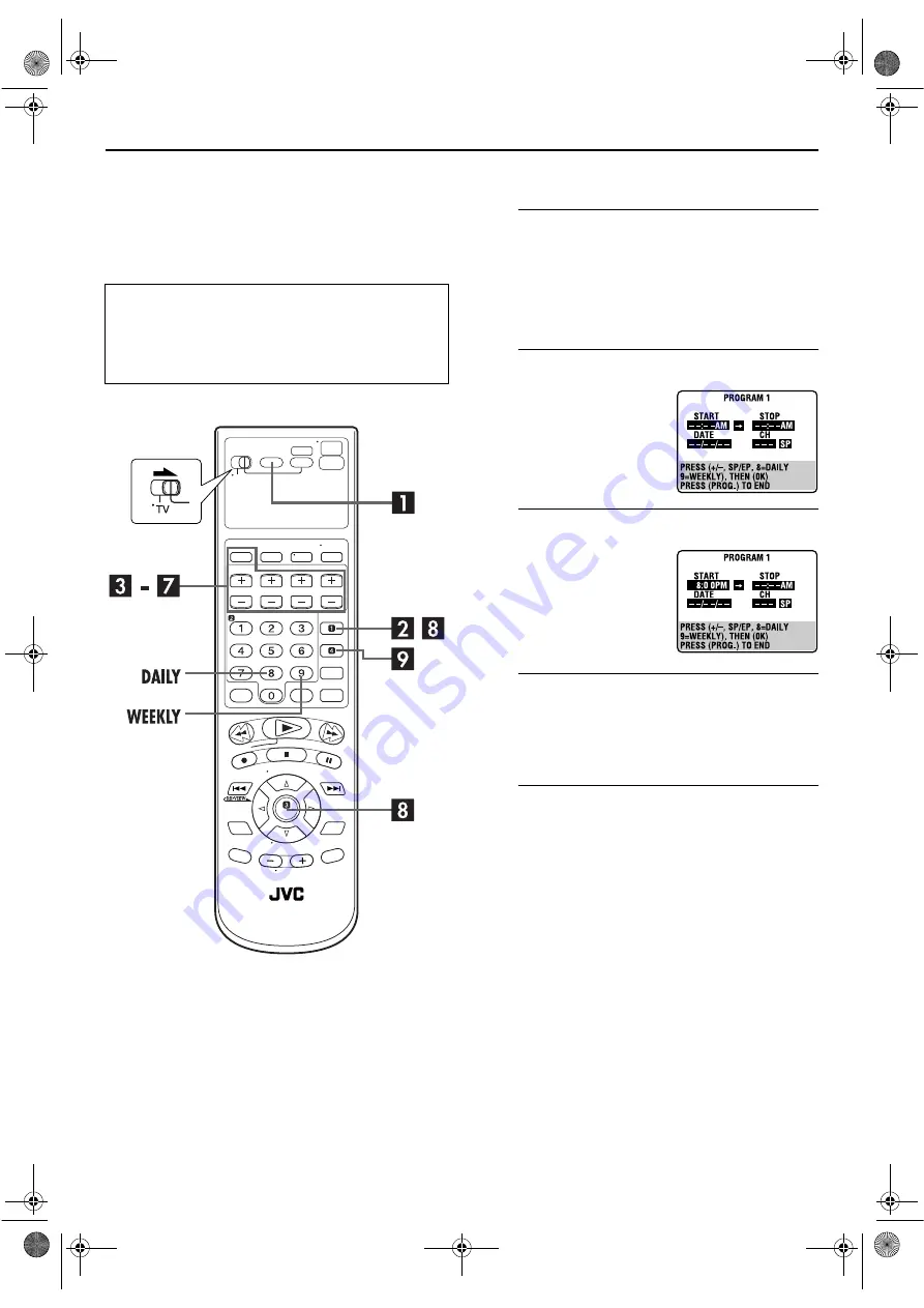 JVC HR-XVS44U Instructions Manual Download Page 36