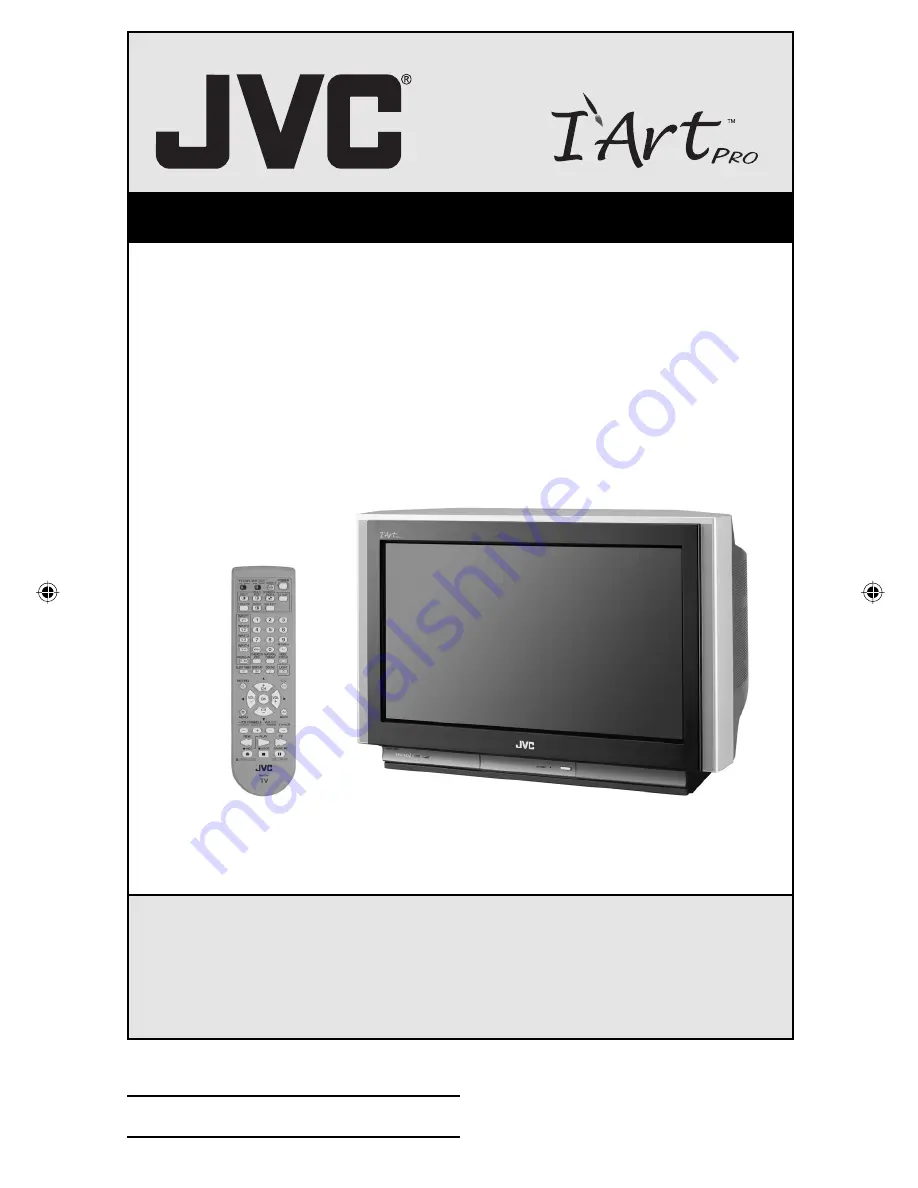 JVC I' Art Pro AV-34WP84 User Manual Download Page 1