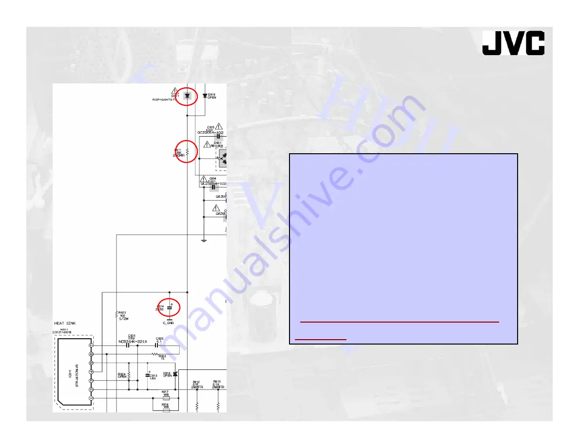 JVC I'Art AV-27MF36 Power Supply Training Download Page 99