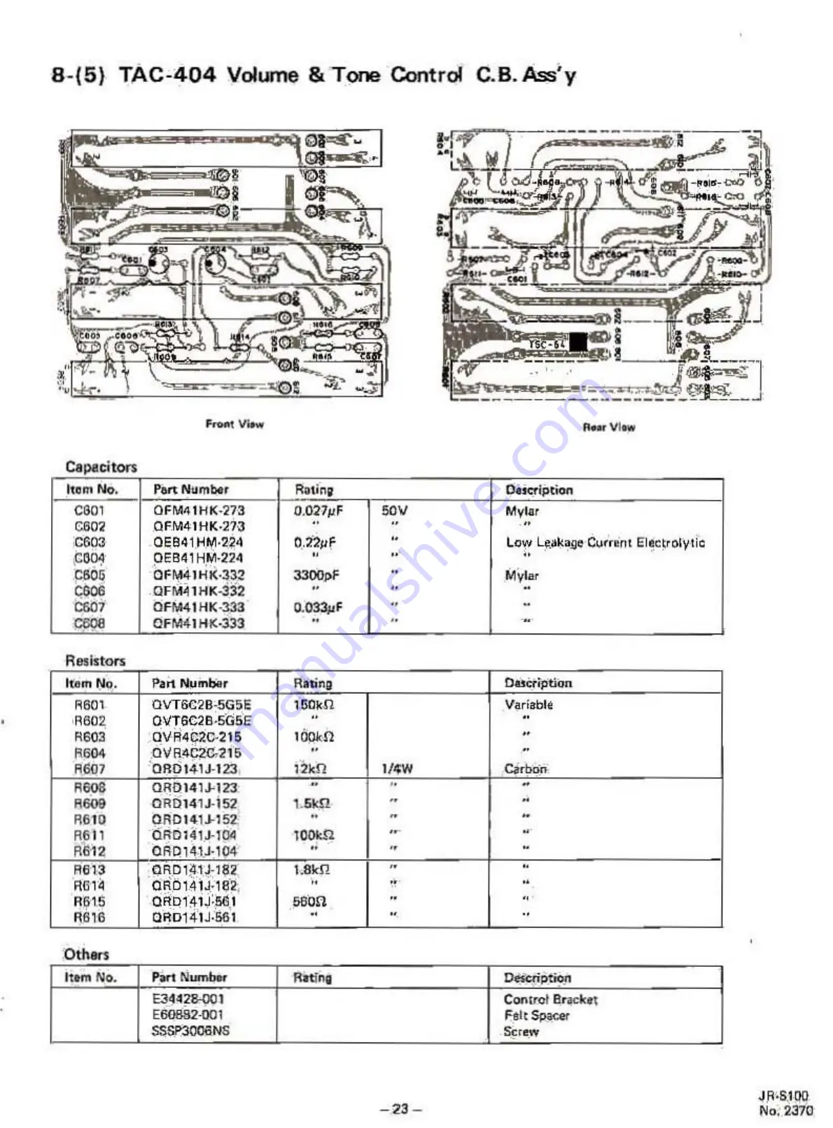 JVC JR-S100 Service Manual Download Page 23