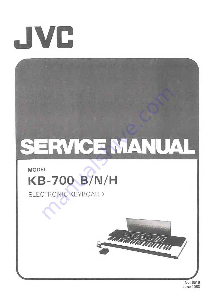 JVC KB-700 Service Manual Download Page 1