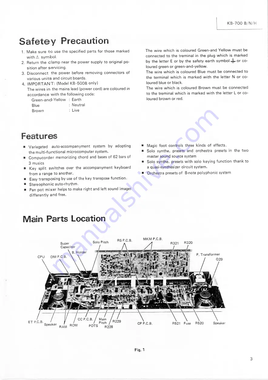 JVC KB-700 Service Manual Download Page 3