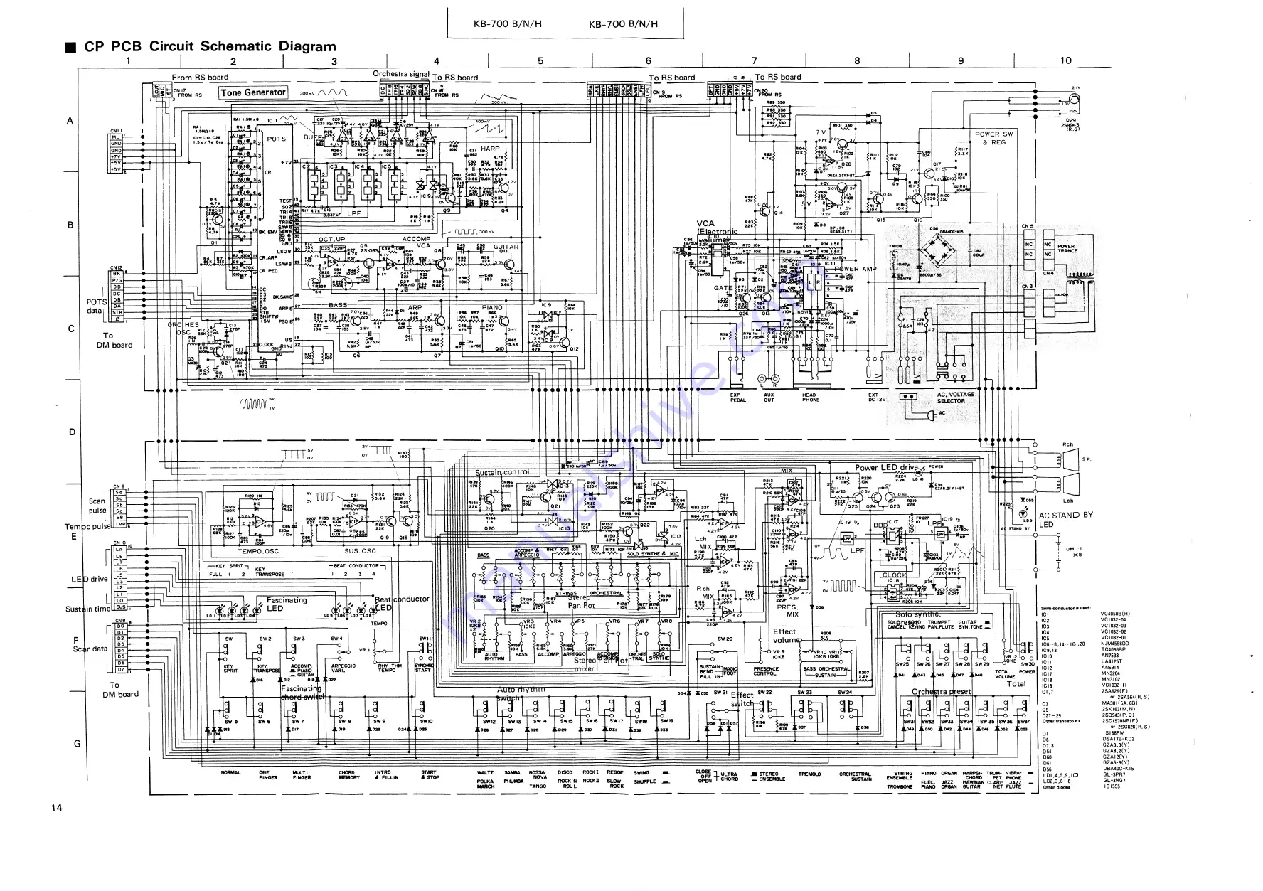 JVC KB-700 Service Manual Download Page 14