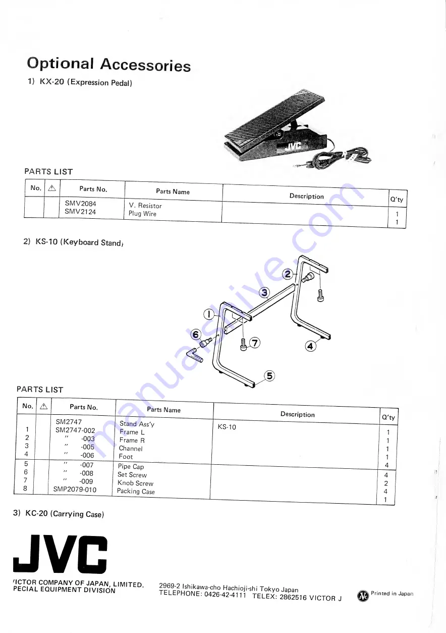 JVC KB-700 Service Manual Download Page 36