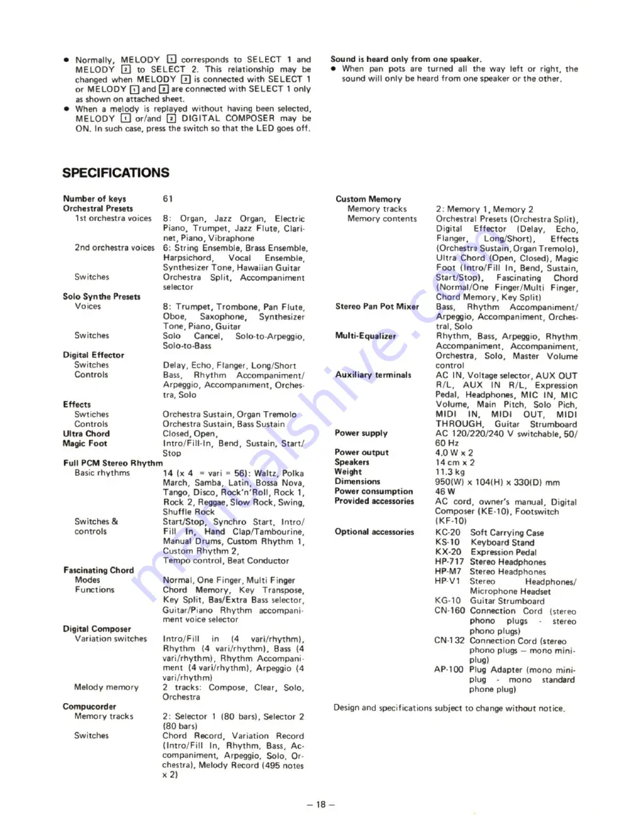 JVC KB-800 Owner'S Manual Download Page 19