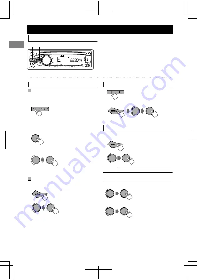 JVC KD-A535 Instruction Manual Download Page 6