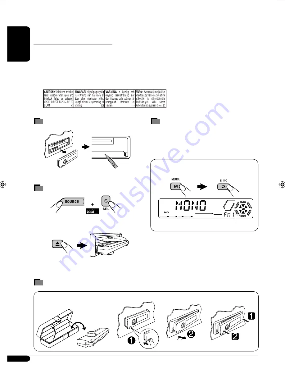 JVC KD-AR470 - Radio / CD Instructions Manual Download Page 32