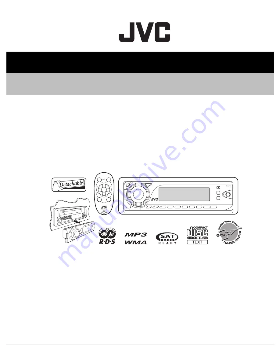 JVC KD-AR480J Service Manual Download Page 1