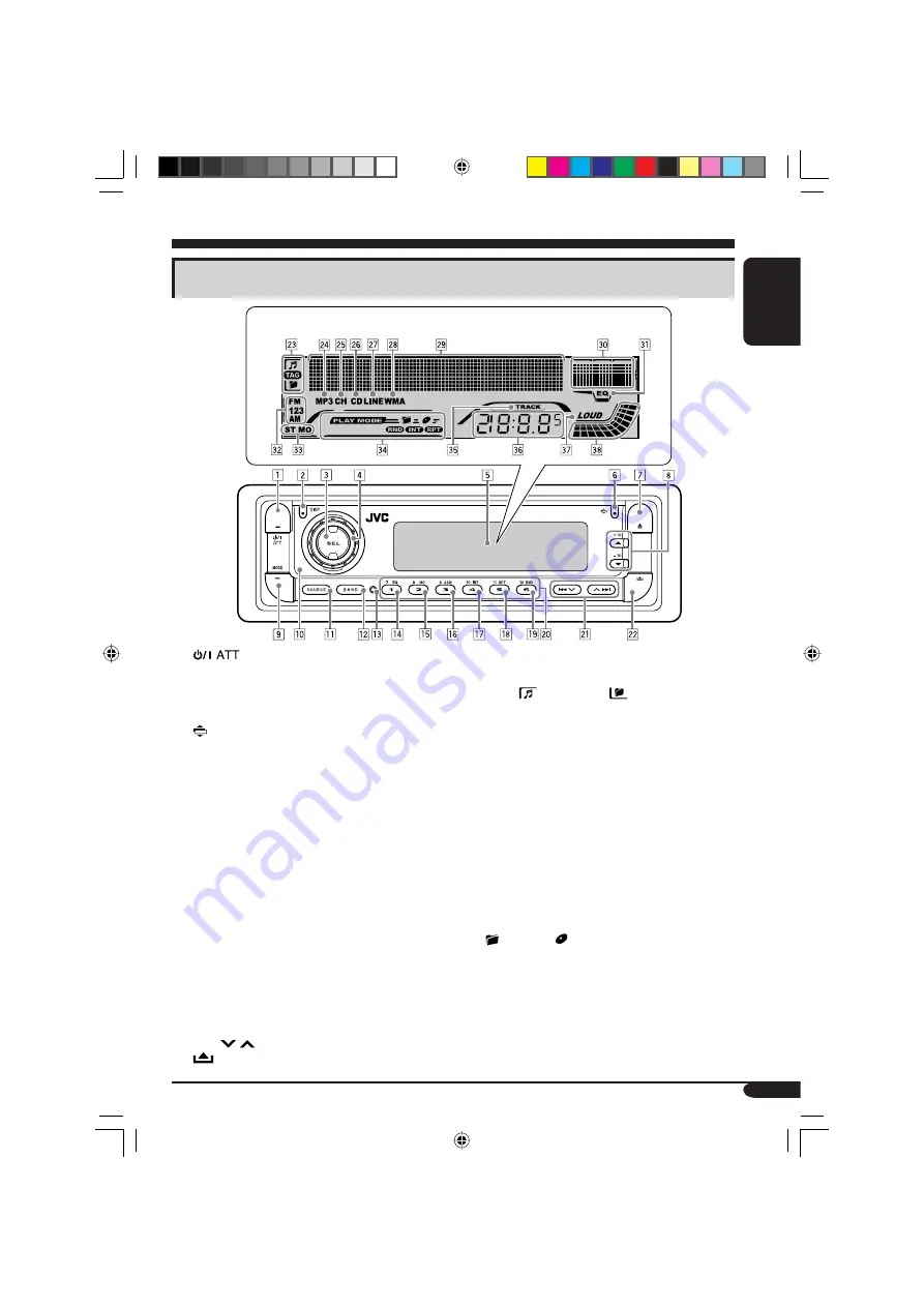 JVC KD-AR760 - Arsenal CD Receiver Instructions Manual Download Page 5