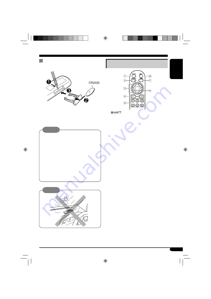 JVC KD-AR960 Instruction Manual Download Page 7