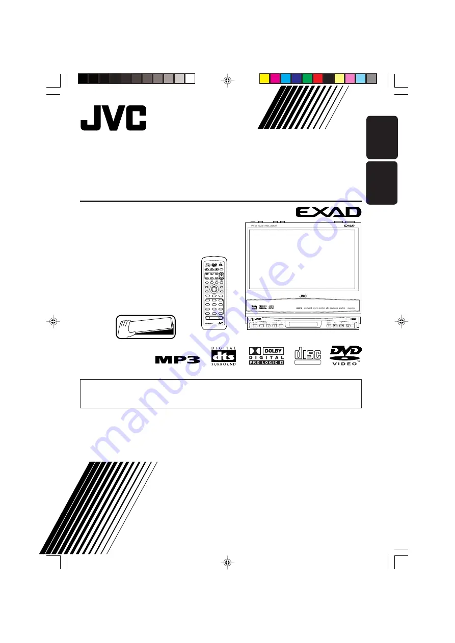 JVC KD-AV7005 Скачать руководство пользователя страница 1