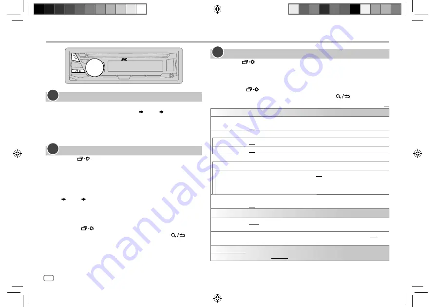 JVC KD-DB97BT Instruction Manual Download Page 62